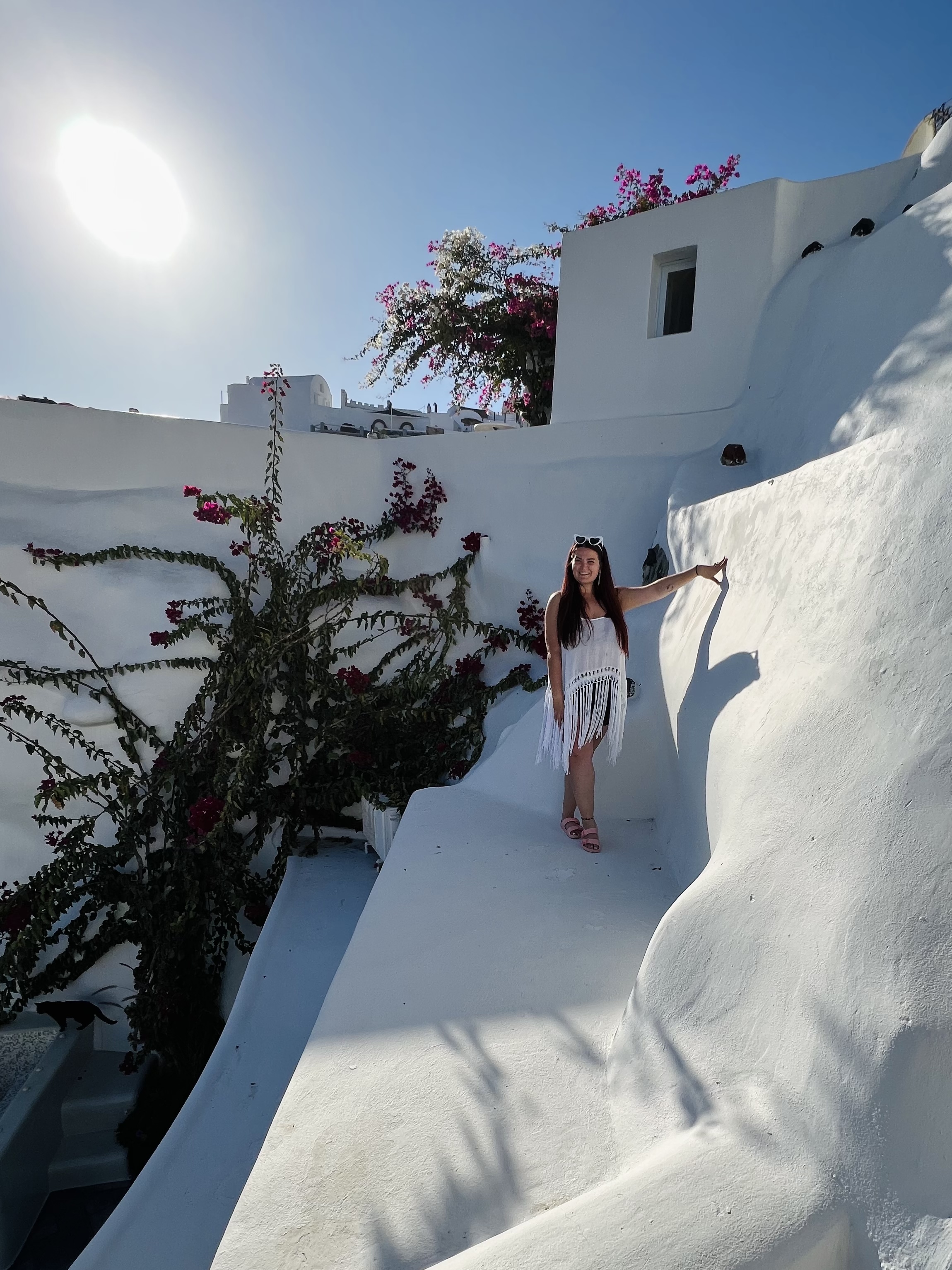 Brandi Erin in Santorini